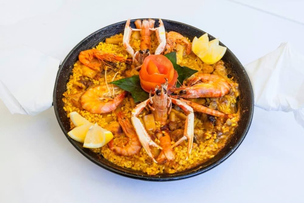 Rincón de España camarones y arroz